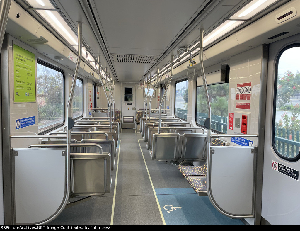 Interior of the Kinki Sharyo Car